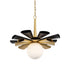 Varaluz Daphne 1 Light Large Pendant Matte Blac Model: 372P01LMBFG