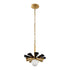 Varaluz Daphne 1 Light Small Pendant Matte Blac Model: 372P01SMBFG