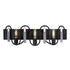 Varaluz Darden 3 Light Bath Matte Blac Painted Model: 354B03MBCH