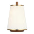 Varaluz Desert Flyer 2 Light Sconce Satin Bras Medium Walnut in Satin Brass/Medium Walnut Finish Model: 520W02SBW