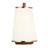 Varaluz Desert Flyer 2 Light Sconce Satin Bras Medium Walnut in Satin Brass/Medium Walnut Finish Model: 520W02SBW