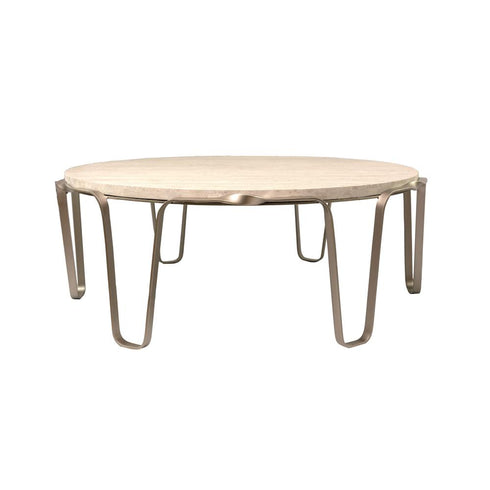 Varaluz Devereaux Coffee Table in Chablis Silver Model: 525TC41A