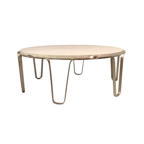 Varaluz Devereaux Coffee Table in Chablis Silver Model: 525TC41A