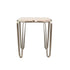 Varaluz Devereaux Side Table in Chablis Silver Model: 525TE24A