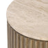 Varaluz Donovan Side Table Harvest Oa Mushroom Oak in Harvest Oak/Mushroom Oak Finish Model: 511TA18A