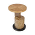 Varaluz Eros Side Table Black Oa Mappa Bur Popla Cherry in Black Oak/Mappa Burl/ Poplar/Cherry Finish Model: 508TA18A