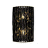 Varaluz Estela 2 Light Sconce Matte Blac French Model: 380W02MBFG