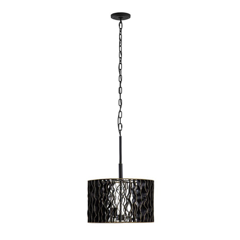 Varaluz Estela 3 Light Convertible Pendan Semi Flush Model: 380P03MBFG