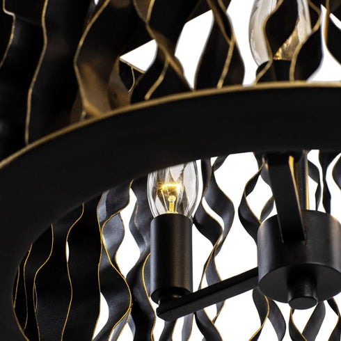 Varaluz Estela 3 Light Convertible Pendan Semi Flush Model: 380P03MBFG