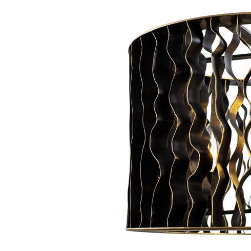 Varaluz Estela 3 Light Convertible Pendan Semi Flush Model: 380P03MBFG