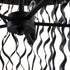 Varaluz Estela 5 Light Pendant Matte Blac French Model: 380P05MBFG