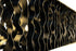 Varaluz Estela 6 Light Linear Pendant Matte Blac Model: 380N06MBFG