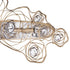 Varaluz Ethereal Rose 4 Light Sconce Havana Gold Ombr Polished Stainless Accents in Havana Gold Ombre/Polished Stainless Accents Finish Model: 500W04HGOB