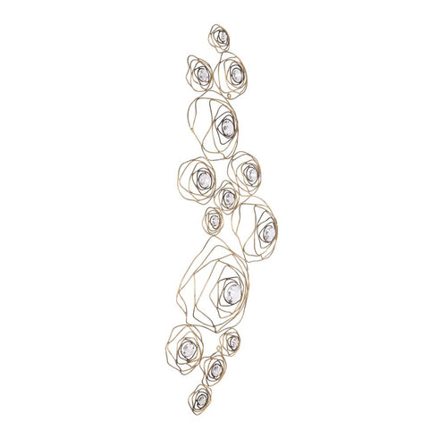 Varaluz Ethereal Rose Wall Art in Havana Gold Ombre Model: 500WA14HGOB