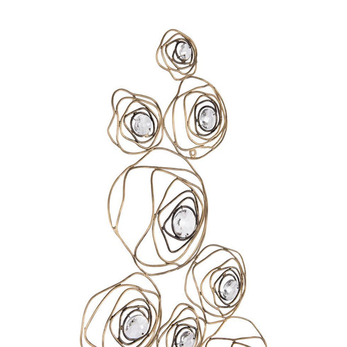 Varaluz Ethereal Rose Wall Art in Havana Gold Ombre Model: 500WA14HGOB