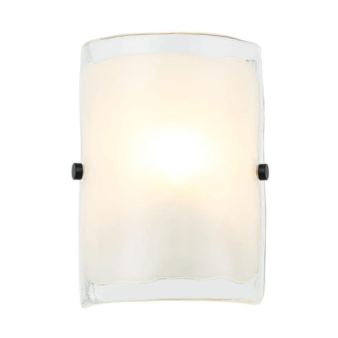 Varaluz Fairchild 1 Light Sconce Blac Polished Model: 385W01BNS