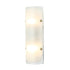 Varaluz Fairchild 2 Light Sconce Blac Polished Model: 385W02BNS