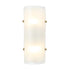 Varaluz Fairchild 2 Light Sconce Blac Polished Model: 385W02BNS