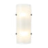 Varaluz Fairchild 2 Light Sconce Blac Polished Model: 385W02BNS