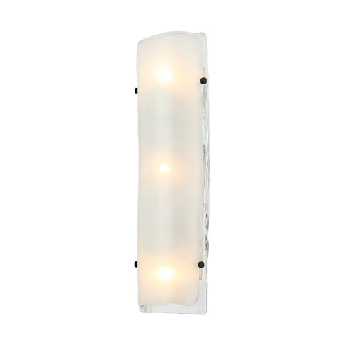 Varaluz Fairchild 3 Light Sconce Blac Polished Model: 385W03BNS