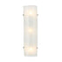 Varaluz Fairchild 3 Light Sconce Blac Polished Model: 385W03BNS