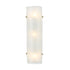 Varaluz Fairchild 3 Light Sconce Blac Polished Model: 385W03BNS