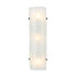 Varaluz Fairchild 3 Light Sconce Blac Polished Model: 385W03BNS