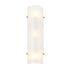 Varaluz Fairchild 3 Light Sconce Blac Polished Model: 385W03BNS