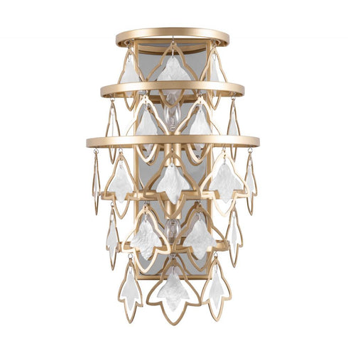 Varaluz Fleur 2 Light Sconce French Gold Model: 386W02FG