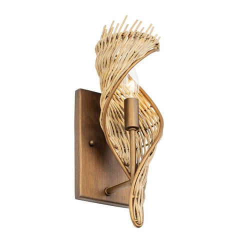Varaluz Flow 1 Light Left Sconce Baguett Natural Model: 240K01BTR