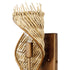 Varaluz Flow 1 Light Right Sconce Baguett Natural Model: 240K01RBTR
