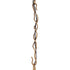Varaluz Flow 1 Light Twist Pendant Baguett Natural Model: 240P01BTR