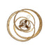 Varaluz Flow 3 Light Twist Pendant Baguett Natural Model: 240P03BTR