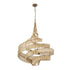 Varaluz Flow 6 Light Large Twist Pendant Baguett Model: 240P06LBTR