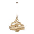 Varaluz Flow 6 Light Twist Pendant Baguett Natural Model: 240P06BTR
