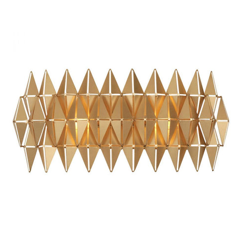 Varaluz Forever 2 Light Bat Wall French Gold Model: 342B02FG