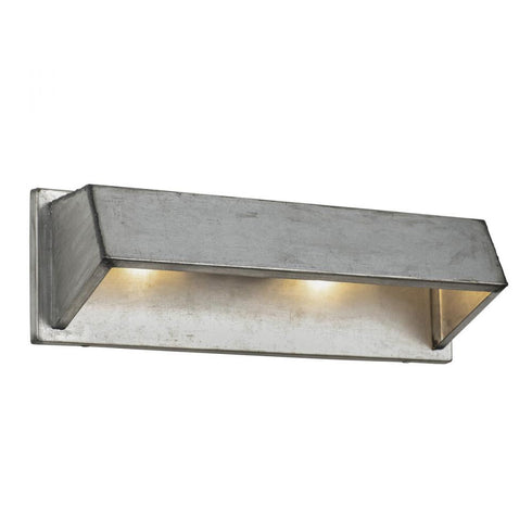 Varaluz Galvanic 2 Light Bat Wall Ombre Galvanized Model: 344B02OG