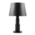 Varaluz Giustino 3 Light Table Lamp in Matte Black Model: 504T03MB