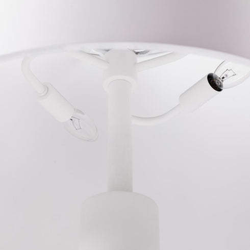 Varaluz Giustino 3 Light Table Lamp in Matte White Model: 504T03MW