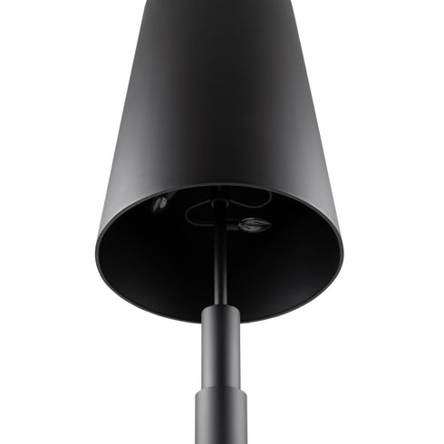 Varaluz Giustino 6 Light Floor Lamp in Matte Black Model: 504L06MB
