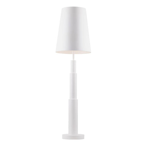 Varaluz Giustino 6 Light Floor Lamp in Matte White Model: 504L06MW