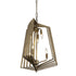 Varaluz Gymnast 6 Light Foyer Pendant in Havana Gold Model: 262F06HG