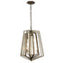 Varaluz Gymnast 6 Light Foyer Pendant in Havana Gold Model: 262F06HG