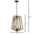 Varaluz Gymnast 6 Light Foyer Pendant in Havana Gold Model: 262F06HG