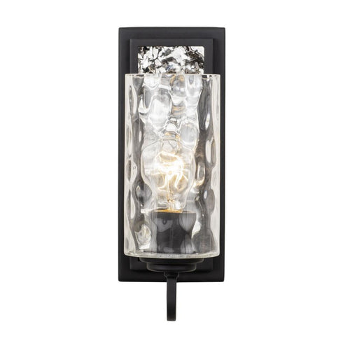 Varaluz Hammer Time 1 Light Sconce Carbo Polished Model: 371W01CBPS
