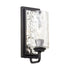 Varaluz Hammer Time 1 Light Sconce Carbo Polished Model: 371W01CBPS