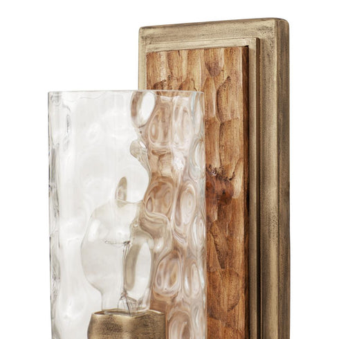 Varaluz Hammer Time 1 Light Sconce in Havana Gol Cinnamon Model: 371W01HGC