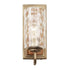 Varaluz Hammer Time 1 Light Sconce in Havana Gol Cinnamon Model: 371W01HGC