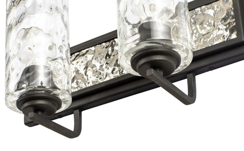 Varaluz Hammer Time 2 Light Bath Carbo Polished Model: 371B02CBPS