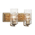Varaluz Hammer Time 2 Light Bath Havana Gol Model: 371B02HGC